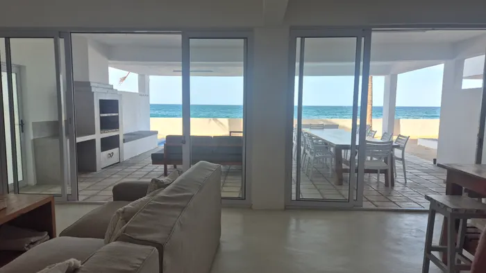 Beach and ocean view at Barra Cabanas, Inhambane province