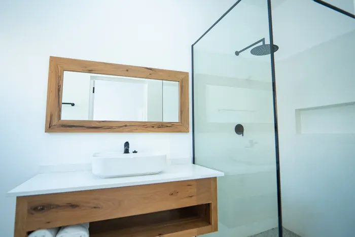 Guest accommodation interior at Barra Cabanas, Mozambique