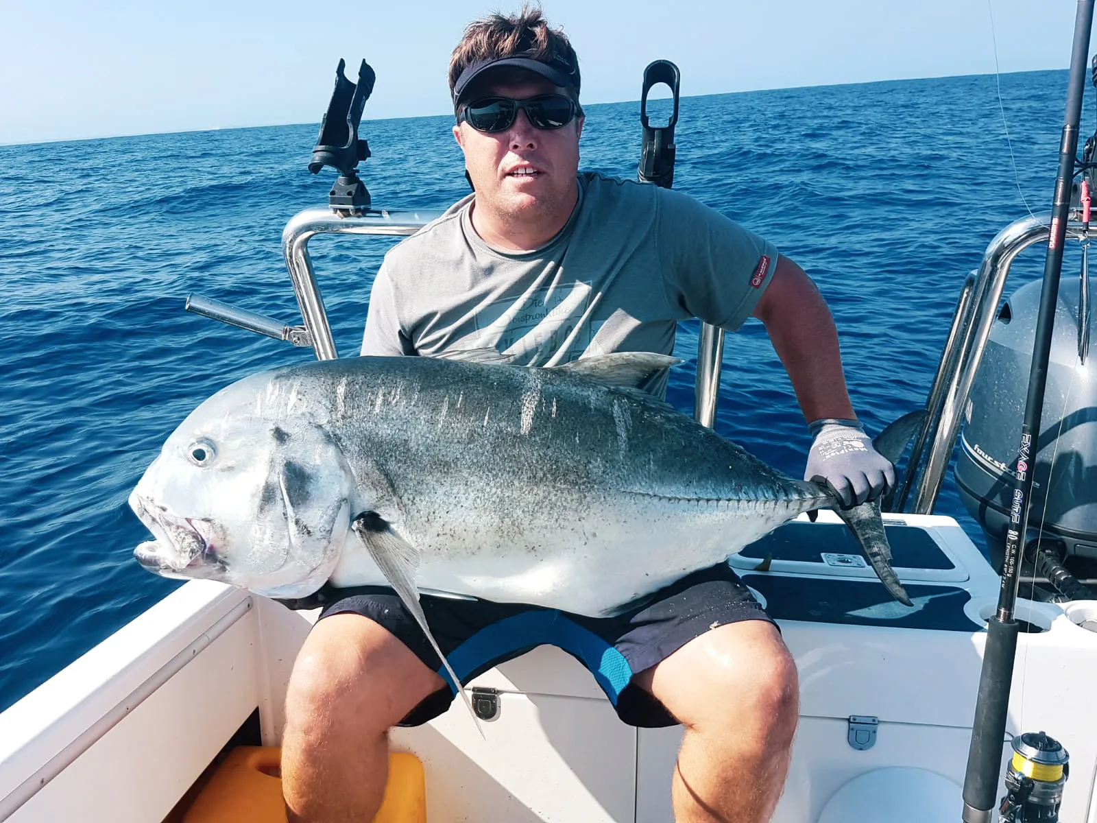 Trophy catch aboard Jigalouw
