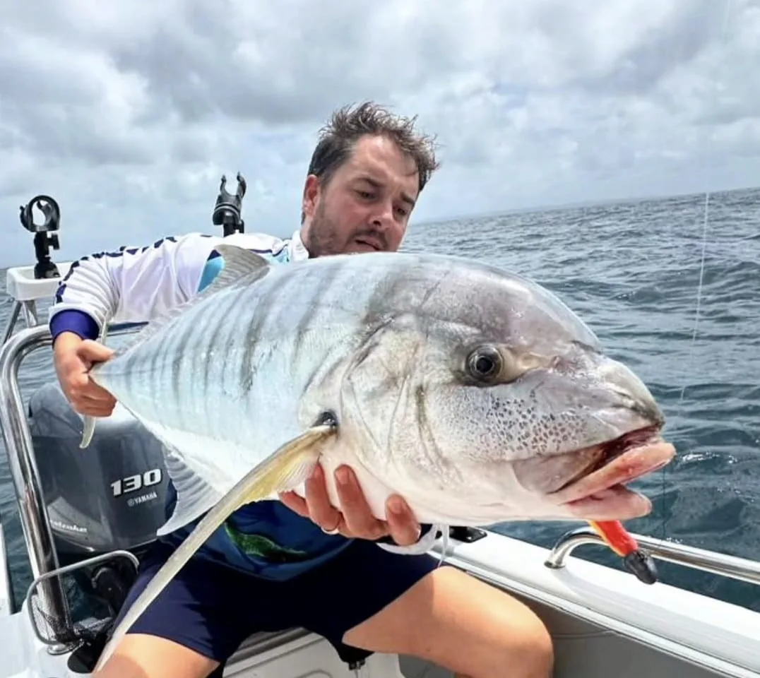 The crew on a full day charter